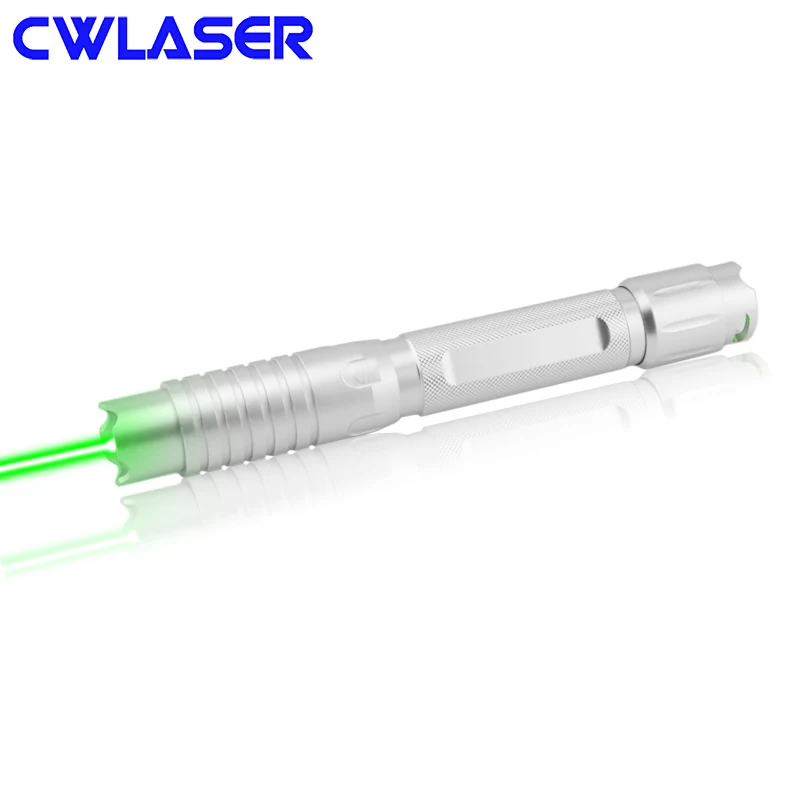 CWLASER 5 in 1 High Power 532nm Focusable Green Laser Pointer + Safety Glasses and Luxury Case