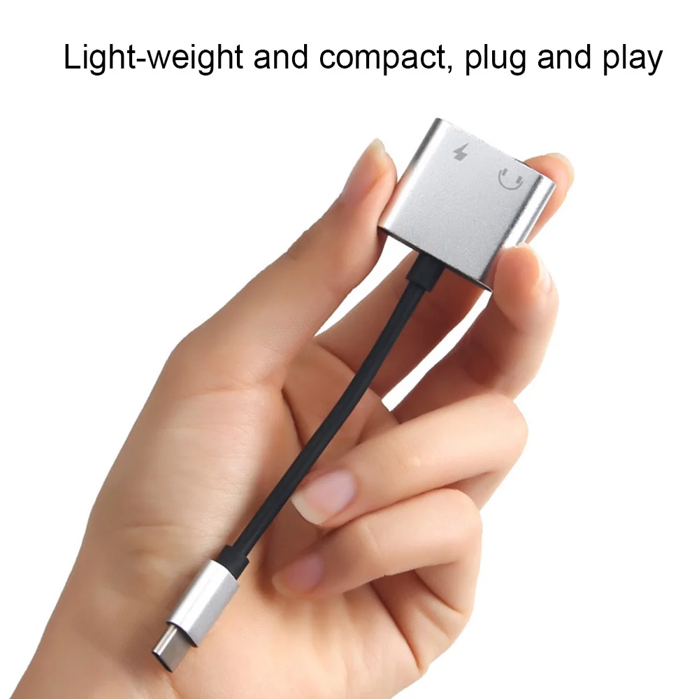 Кабель адаптер для наушников с разъемом USB Type C штекером 3 5 мм AUX аудио Xiaomi Mi 6 Huawei P20
