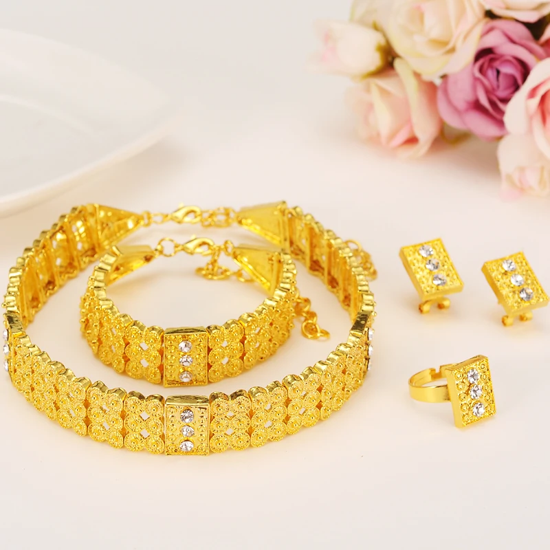 Bangrui-Gold-Color-Ethiopian-Jewelry-sets-Chokers-Necklace-Earrings-Ring-Bracelet-Eritrea-Habesha-Africa-Wedding-set (3)