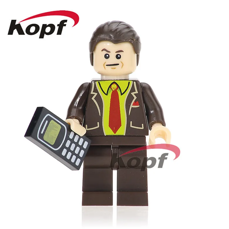 

50Pcs KL065 Super Heroes Saul Goodman Hank Schrader Badger Breaking Bad Bricks Set Model Building Blocks Best Children Gift Toys