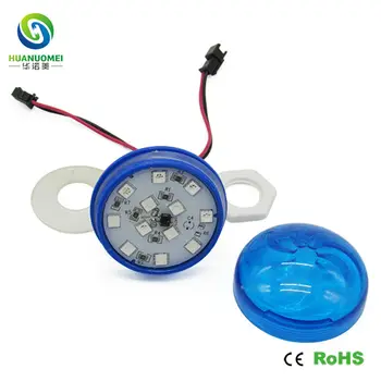 

AC DC 24V 60mm 2835 SMD 12LEDs Blue Single Color LED Module Light led bulbs module lighted letters lamp with Spiral Blue Cover