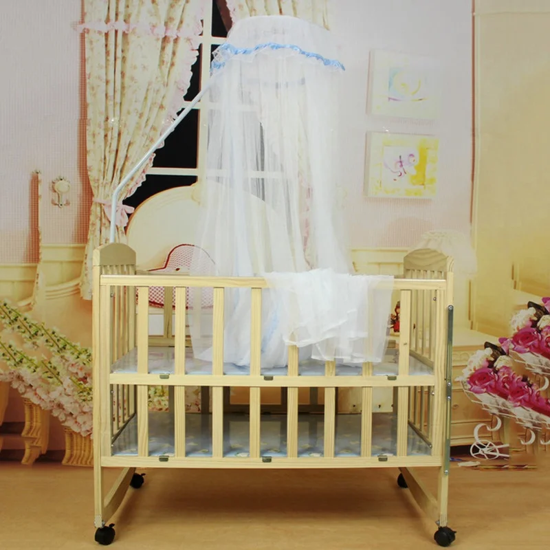 Королевский корт стиль детская сетка от комаров для детской кроватки кружева детская кровать купольная палатка детская балдахин для детской кроватки летний детский Навес Москитная детская кроватка сетка