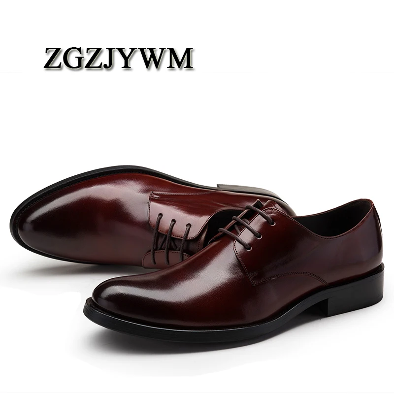 preto Genuíno Lace Zgzjywm Vermelho Do Vestido Dos Dedo vermelho up Apontado Homens Moda Casamento Negócios Preto Sapatos De Escritório Formal Couro Oxfords ffEqv