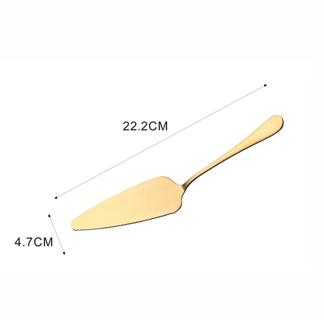 Stainless Steel Serrated Edge Cutter Spatula 2