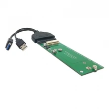 30pcs/ lots USB 3.0 For Macbook Air 2011 2012 SSD & USB 3.0 to SATA 22pin 2.5″ Hard Disk Drive External PCBA, By Fedex