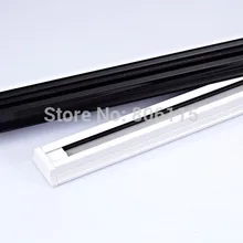 1 м светодиодный лампа, крепление к рейке или разъемам, направляющая осветительная арматура для трекового освещения, Универсальные рельсы, заказывайте рельсы или разъем