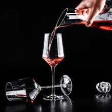 Бессвинцовый специальный винный стеклянный кристалл набор графинов необычный, прозрачный стеклянный стакан белый винный набор