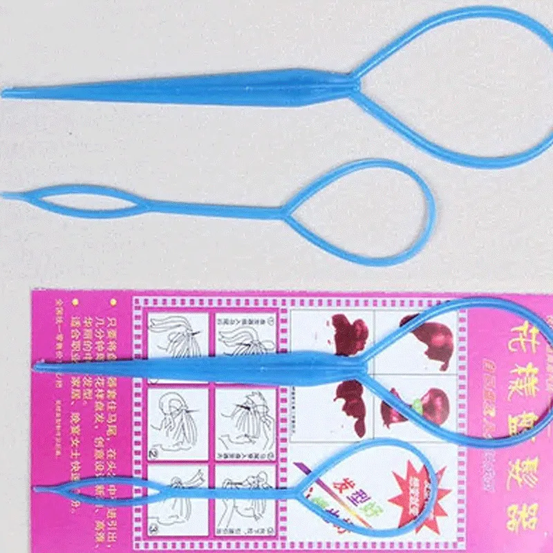 2pcs Plastic Magic Topsy Tail Hair Braid Ponytail Styling Maker Clip Tool Hair Braid Ponytail Maker Styling Tool Hair Accessory 2pcs Plastic Magic Topsy Tail Hair Braid Ponytail Styling Maker Clip Tool Hair Braid Ponytail Maker Styling Tool Hair Accessory
