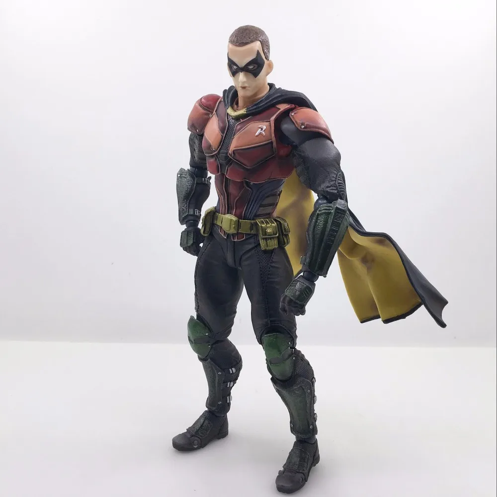 Play Arts Kai PA Bat Man Arkham Knight Robin Jason Todd Red Hood 27 см ПВХ фигурка кукла игрушки детский