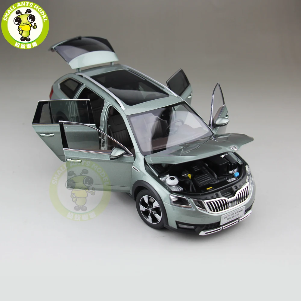 1/18 Skoda Octavia Combi Wagon Diecast Metal CAR MODEL Toy Girl Boy Birthday gift Green Color