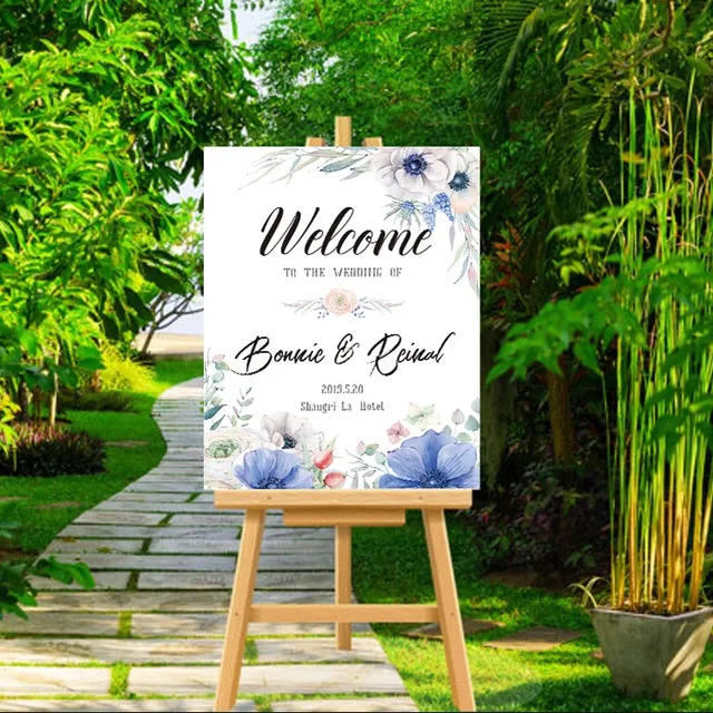 free shipping 1 pcs custom logo picture Wedding board business