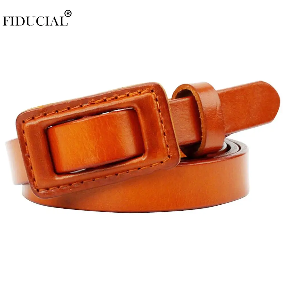 

FIDUCIAL All-match Anti Sensitive Buckles Belt Ladies Simple Casual Belts fashion Dress Pants Thin version Accessories FCO027