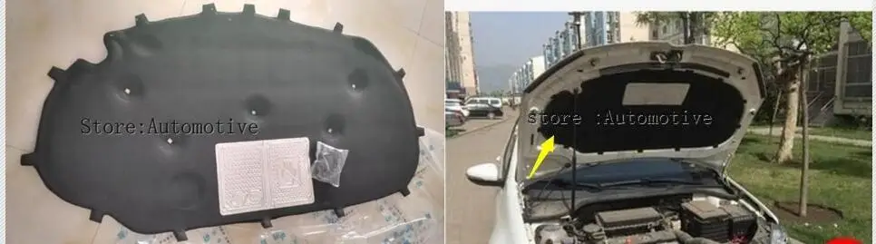 Tanie Izolacja termiczna z bawełny izolacja akustyczna bawełniana podkładka termoizolacyjna do Volkswagen Golf 6 VW golf 6 gti