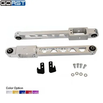 

Car styling Lower Control Arms For Mitsubishi evo123 (Silver/Golden/Blue/Red/Purple) 1 pair SILVER AF-BB03EVO