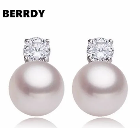 Real Pearl Freshwater Earrings Exquisite Fashion Jewelry Real Pearl Freshwater Earrings Exquisite Fashion Jewelry Nice Gift 4 Color In Stud From Accessories On Aliexpress