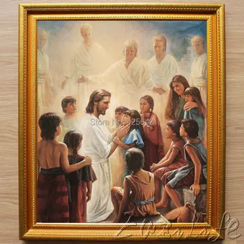 

Home Decor Jesus Christ Jesus Love Child Art Decor Painting Print Giclee Art Print On Canvas Ready to Frame Christmas