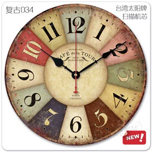 Online Get Cheap Country Kitchen Wall Clocks Aliexpress Com 040795 Wall Clock Safe Modern Design Digital Vintage Large Led Kitchen Decorative Mediterranean Country Rural Ancient Ways