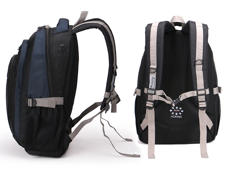 Aoking колледж унисекс рюкзак с воздушной подушкой дышащие водонепроницаемые дорожные рюкзаки 15 дюймов ноутбук бизнес рюкзак Mochila
