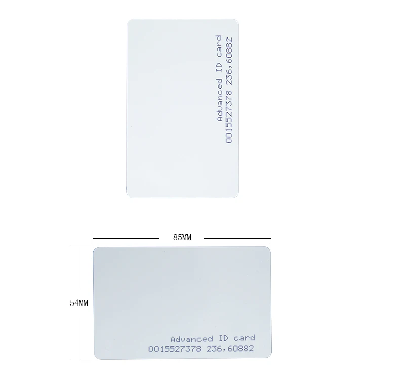 Гарантия качества EM ID EM RFID карты 4100/4102 реакции 125 кГц RFID удостоверение личности подходит для контроля доступа посещаемости времени