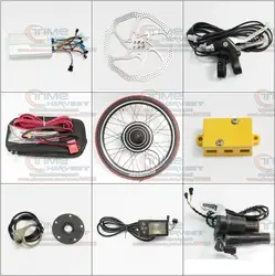 DIY Электрический горный велосипед сильные бесщеточные Безредукторные хаб мотор 24 в 500 Вт переднее колесо для электрического велосипеда