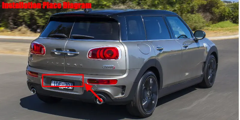 Парковочная резервная камера/камера заднего вида для MINI Clubman~ /лампа номерного знака/ночное видение