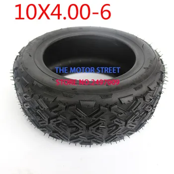 

10X4.00-6 inch tire tubeless fits beach tires ATV Quad Vacuum 4 wheels Vehicle tyre