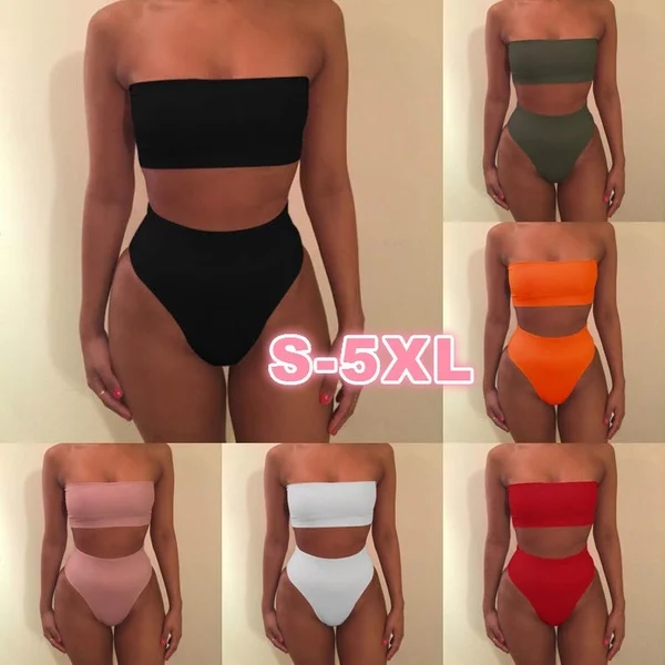 

Women Bikini Set Bandage Push Up Bra Swimwear Swimsuit Bathing Beachwear Two Piece Swimwear Set SW013