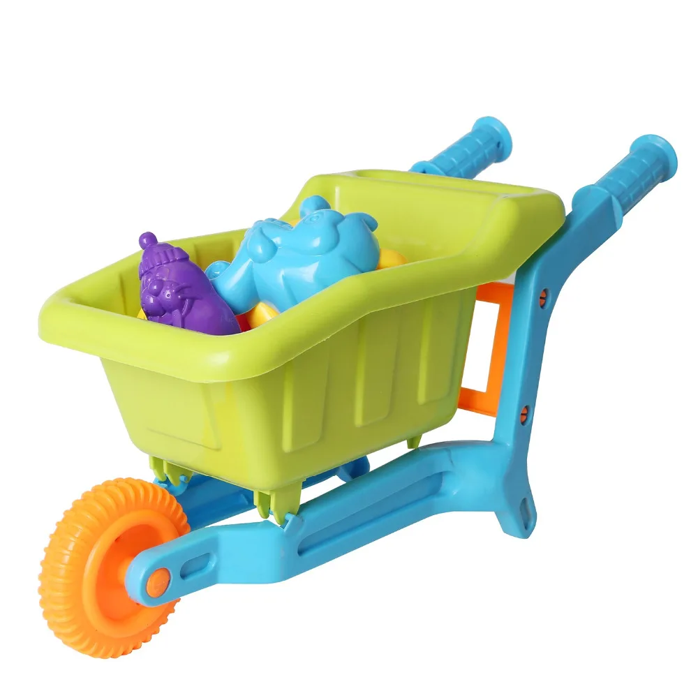 8 шт пляжные игрушки цвет случайный набор модели и формы, лопаты, грабли, разбрызгиватель песка ведро ванны игрушки выбор для детского праздника(6019