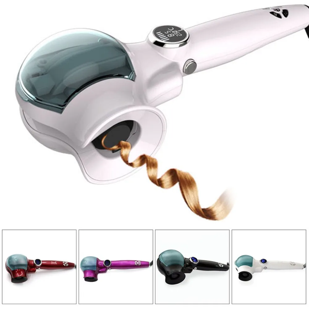

Ceramic Automatic Hair Curlers Professional Curl Machine with Steam Function LCD Digital Display for Beautiful and Shiny Curls