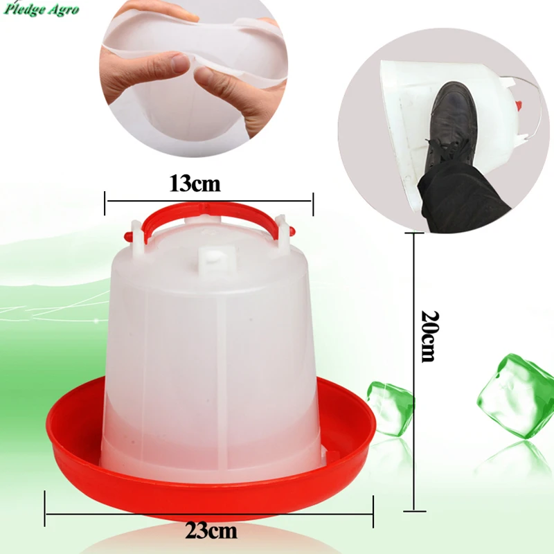 

2.5L poultry drinkers plastic chicken drinker drinking manual farm home use house brooder tavuk suluk poule animal de ferme