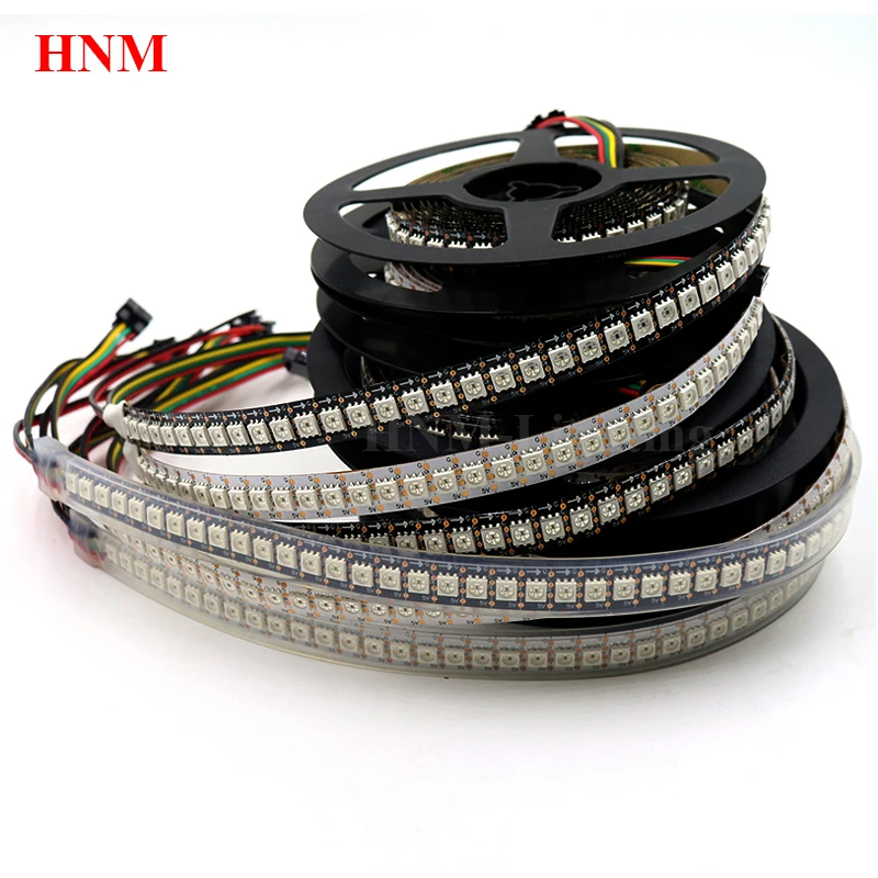 2m-144leds-m-hd107s-similar-apa102-apa107-addressable-digital-rgb-led-strip-5050-smd-pixel-light-white-black-pcb-ip20-ip65-ip67