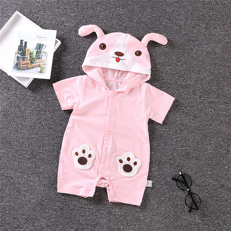 The new fashion cute design Newborn Baby Boy Girls Cartoon Infant Rompers Jumpsuit Outfits Clothes  (15)
