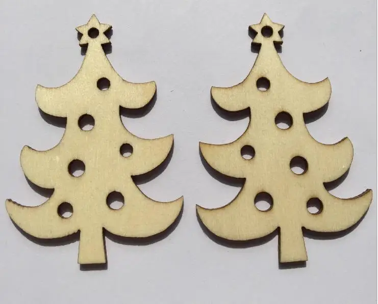 

25pcs Logs, Christmas tree ornaments, Christmas decorations, wooden engraving decorations, Christmas tree decorations