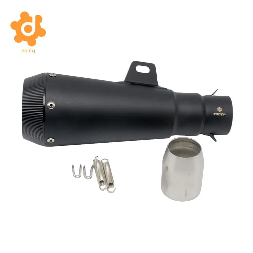 Grade 316 Stainless Steel Motorcycle Exhaust Pipe Silencer Muffler for Scooter Go Cart