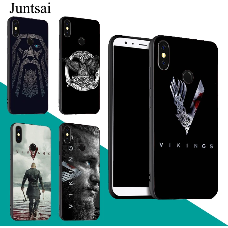 

Juntsai Vikings TV Series Hammer Phone Cover For Xiaomi Redmi 6 Pro 6A 5 Plus S2 Note 7 5 5A 4X Mi 8 9 6X A2 Mix 2 F1 Case