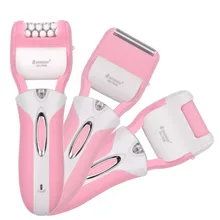 Rechargeable Female Epilator Depilation Bikini Armpit Leg Hair Removal Electric Shaver Razor Women Foot Care Callus Remover -P00