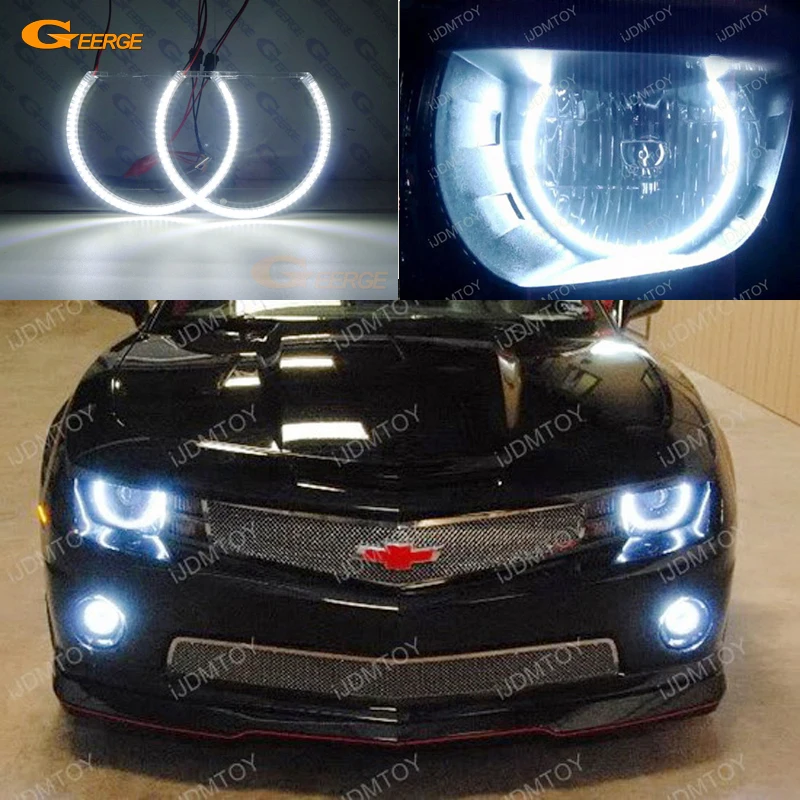 Для Chevrolet Chevy Camaro 2010 2011 2012 2013 фары smd комплект светодиодов «глаза ангела» отличное Ультра яркое освещение DRL