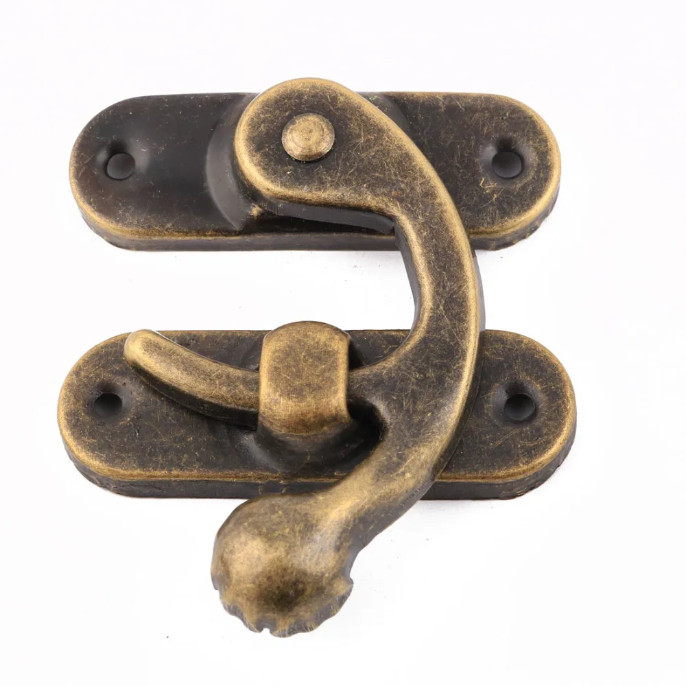 UXCELL 4pcs Metal Jewelry Case Chest Lock Buckle Clasp Closure Hasp Box