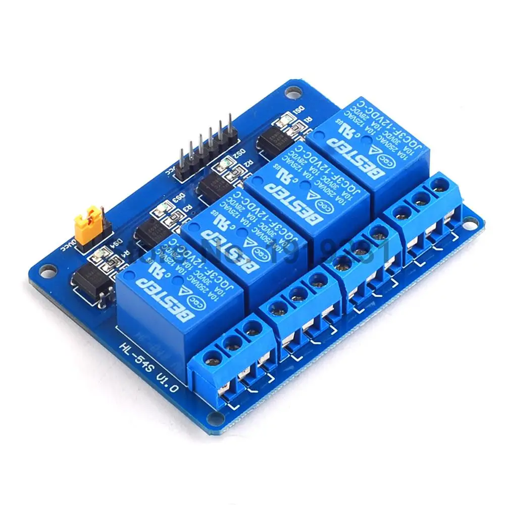 

20PCS 4 Channel 12V Relay Module 4Channel Relay Expansion Board 12V low level Triggered 4-way Relay Module for Arduino