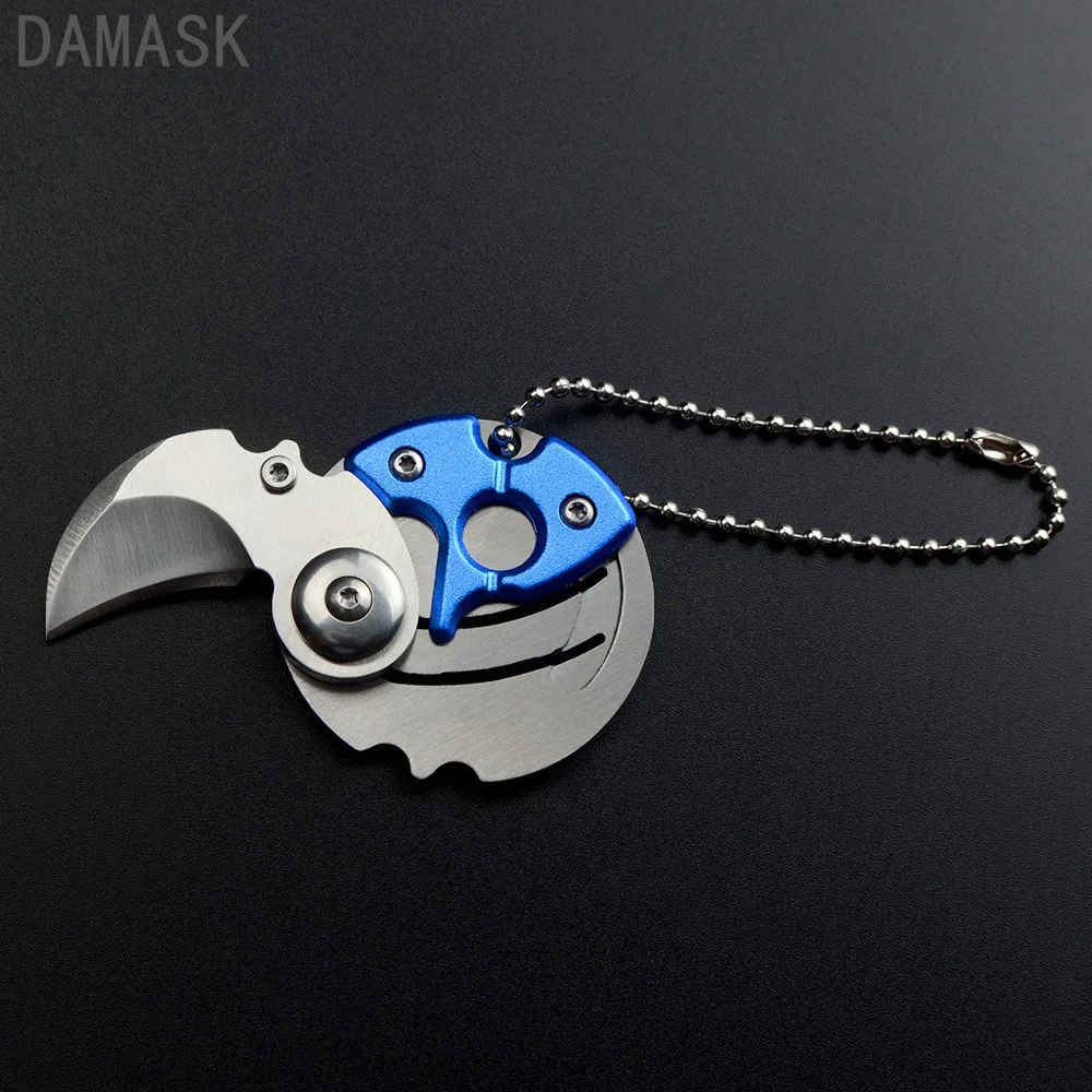 DAMASK Outdoor Survival Pocket Knife Stainless Steel Keychain Coin Knife EDC Mini Letter Opener Carry Tool Small Pocket Knife DAMASK Outdoor Survival Pocket Knife Stainless Steel Keychain Coin Knife EDC Mini Letter Opener Carry Tool Small Pocket Knife