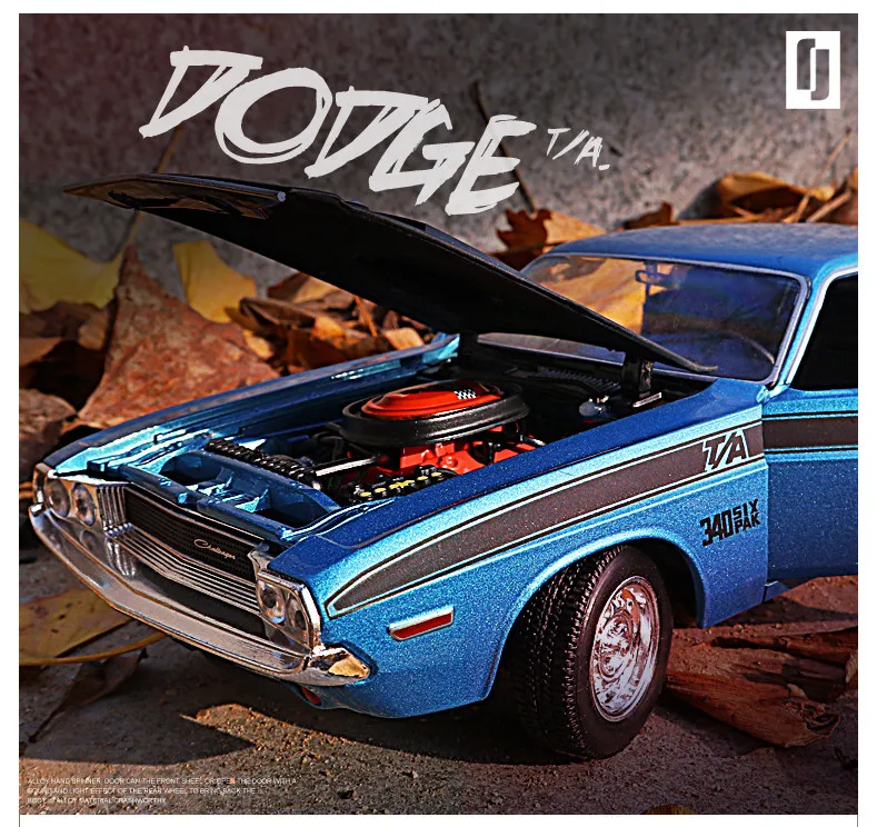 Высокое качество 1:24 Dodge Challenger сплав модель автомобиля расширенная коллекция и