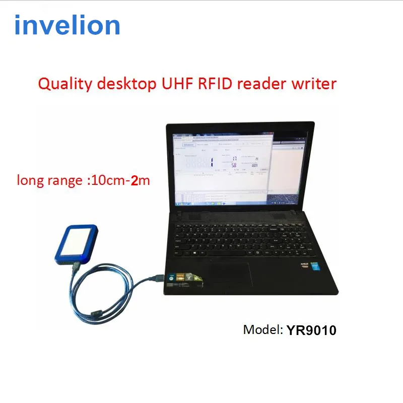 Бесплатный образец карты UHF rfid портативный USB/RS-232/wiegand 26/34 низкомощный настольный usb uhf rfid считыватель 10 см-1,5 м Диапазон считывания