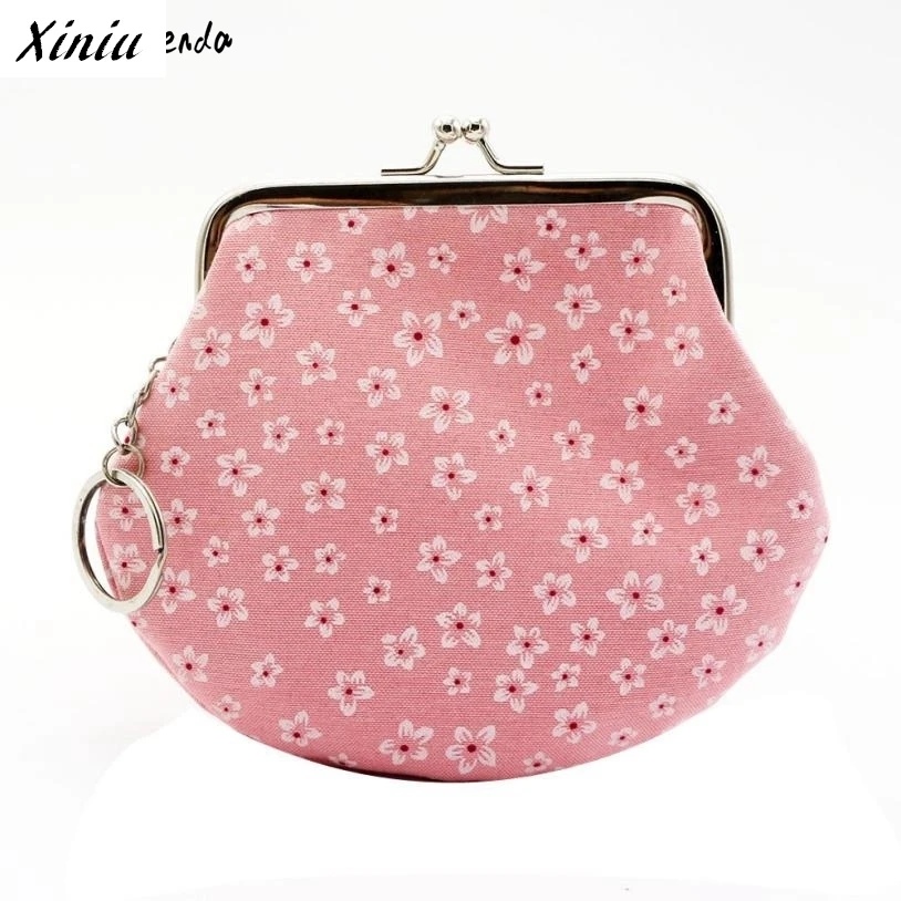 

Xiniu Womens Wallets And Purses Little Cherry Printing Hasp Small Coin Purse Clutch Bag Carteira Feminina #2726