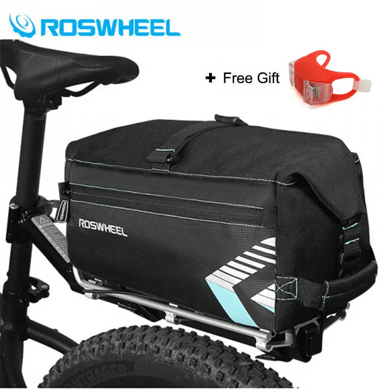 ROSWHEEL New Bike Bags 6L MTB Mountain Bike Rack Bag Multifunction Road Bicycle Pannier Rear