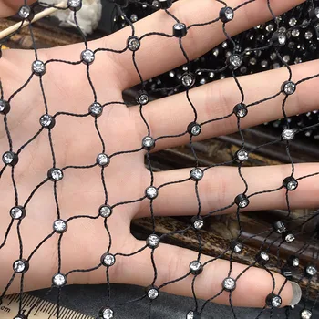 

Stone Mesh 5*6 Row Fishing Net Line Stone ABS Rhinestone Connection Net