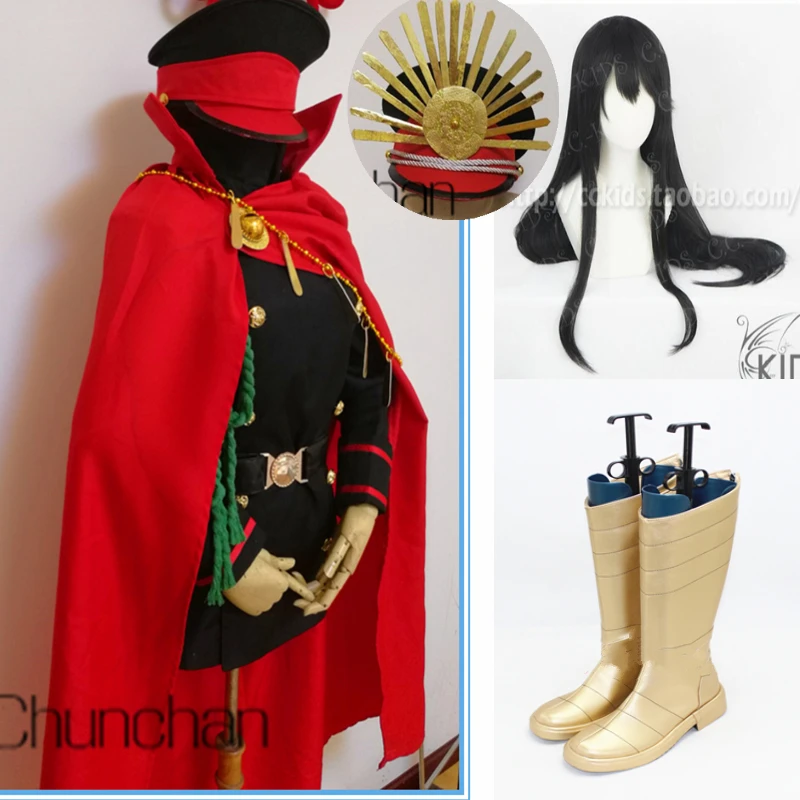 Новое поступление Fate/Grand Order Oda Nobunaga косплей костюм включает парик и обувь