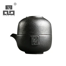 TANGPIN японский чайник керамические чайники чайная чашка набор чайников портативный дорожный чайный набор Посуда для напитков