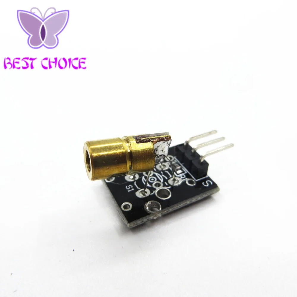 

650nm Laser sensor Module 6mm 5V 5mW Red Laser Dot Diode Copper Head for arduino