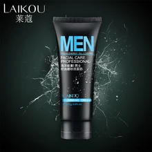 Brand Korean LAIKOU Men Facial Cleanser Face Washing Moisturizing Man Skin Care Oil Control Blackhead Remove Cosmetics Norish