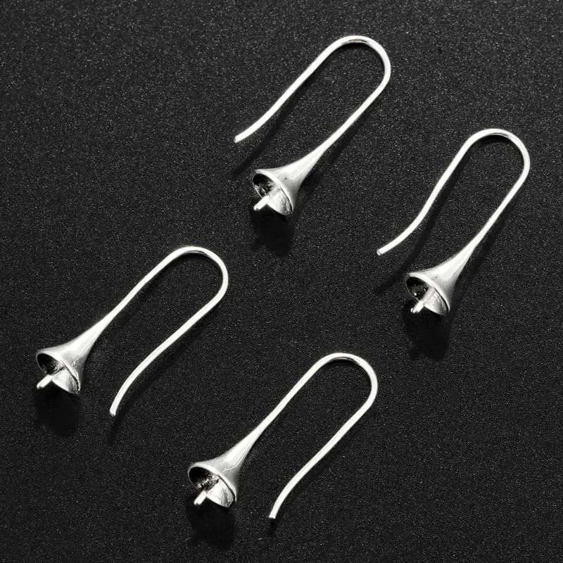 4 шт. ювелирное изделие DIY медные ювелирные изделия серебряный цвет серьги